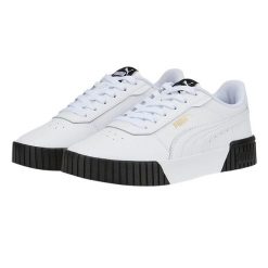 Buty Damskie Carina 2.0. Białe obuwie trekkingowe damskie Puma, bez zapięcia. Za 349.99 zł.