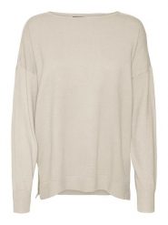 Vero Moda Sweter w kolorze beżowym rozmiar: XS. Brązowe swetry klasyczne damskie Vero Moda, s, z wiskozy, bez kołnierzyka. Za 37.30 zł.