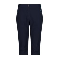 Spodnie damskie turystyczne CMP 3. Niebieskie spodnie materiałowe damskie CMP, bez wzorów. Za 306.50 zł.