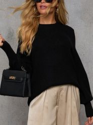 LA Angels Sweter w kolorze czarnym rozmiar: S. Czarne swetry klasyczne damskie LA Angels, s, bez kołnierzyka. Za 152.99 zł.