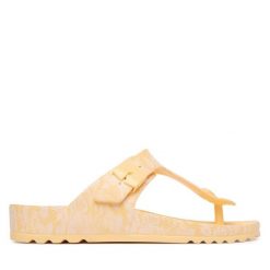 Japonki Scholl. Brązowe klapki damskie Scholl, bez wzorów, bez obcasa, bez zapięcia. Za 184.99 zł.