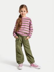 Coccodrillo Spodnie dresowe ZC4120201MGK Zielony Regular Fit. Zielone spodnie dresowe dziewczęce COCCODRILLO, bez wzorów, z bawełny. Za 39.90 zł.