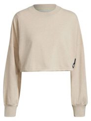 Adidas Bluza w kolorze beżowym rozmiar: XL. Brązowe bluzy damskie Adidas, s, bez wzorów, z bawełny, bez kaptura. Za 118.56 zł.