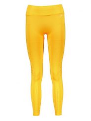 Gymshark Legginsy sportowe "Flawless" w kolorze żółtym rozmiar: L. Żółte legginsy damskie Gymshark, l, bez wzorów, z materiału. Za 83.42 zł.