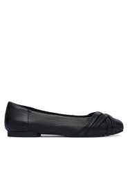 Caprice Baleriny 9-22102-46 Czarny. Czarne balerinki damskie Caprice, bez wzorów, ze skóry. Za 292.99 zł.
