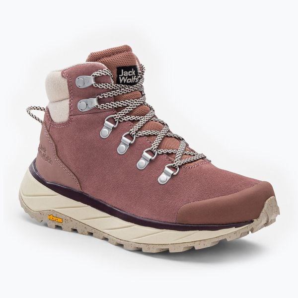 Buty damskie Jack Wolfskin Terraventure Urban Mid. Czerwone obuwie trekkingowe damskie Jack Wolfskin, bez zapięcia. Za 379.99 zł.