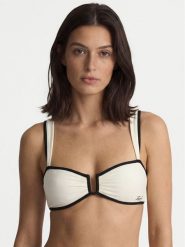 KARL LAGERFELD Góra od bikini B2W46022 Beżowy jasny. Brązowe bikini KARL LAGERFELD, bez wzorów, z syntetyku. Za 339.99 zł.