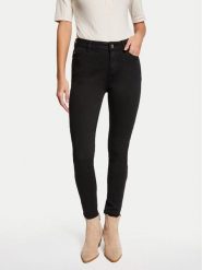 Morgan Jeansy 241-POLIA Czarny Skinny Fit. Czarne rurki damskie Morgan, bez wzorów, z bawełny. Za 149.99 zł.