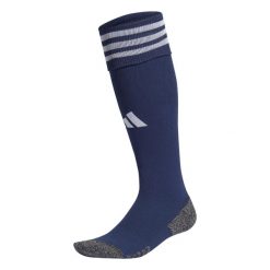 Skarpety piłkarskie ADIDAS Milano. Niebieskie skarpetki damskie Adidas, bez wzorów. Za 44.99 zł.