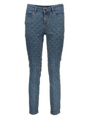 Guess Jeans Dżinsy - Slim fit - w kolorze niebieskim rozmiar: W26. Niebieskie jeansy damskie Guess Jeans. Za 118.56 zł.