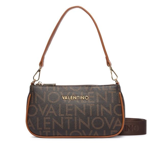 Torebka Valentino. Brązowe torebki klasyczne damskie Valentino, bez dodatków. Za 483.99 zł.