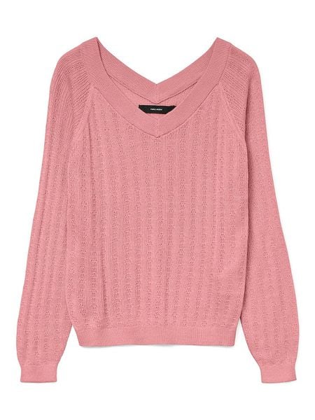 Vero Moda Sweter w kolorze jasnoróżowym rozmiar: XL. Różowe swetry klasyczne damskie Vero Moda, xl, bez kołnierzyka. Za 56.79 zł.