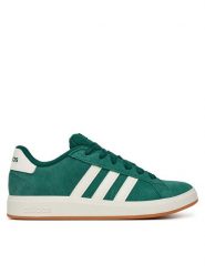 Adidas Sneakersy Grand Court 00s JP5893 Zielony. Zielone buty sportowe dziewczęce Adidas, ze skóry, bez zapięcia. Za 218.99 zł.