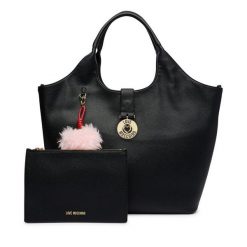 Torebka LOVE MOSCHINO. Czarne shopper bag Love Moschino, bez wzorów, bez dodatków. Za 1,119.00 zł.