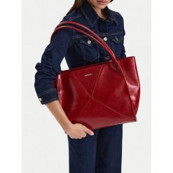Torebka MEXX. Czerwone shopper bag Mexx, bez dodatków. Za 229.99 zł.