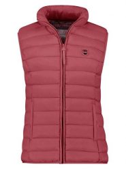 ANAPURNA Kamizelka pikowana "Vakitalana" w kolorze bordowym rozmiar: S. Czerwone kamizelki damskie ANAPURNA, s, bez wzorów, bez kaptura. Za 113.99 zł.