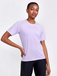 Craft Koszulka sportowa "ADV Gravel" w kolorze lawendowym rozmiar: S. Różowe koszulki sportowe damskie Craft, s, bez wzorów, z materiału, bez ramiączek, outdoorowe. Za 100.99 zł.