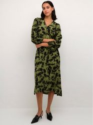 Karen by Simonsen Sukienka codzienna Kalinkakb 10104572 Zielony A-Line Fit. Zielone sukienki damskie Karen by Simonsen, bez wzorów, z wiskozy, bez ramiączek. Za 319.99 zł.