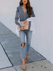 LA Angels Kardigan w kolorze szaro-kremowym rozmiar: XL. Brązowe kardigany damskie LA Angels, xl, bez wzorów. Za 126.99 zł.