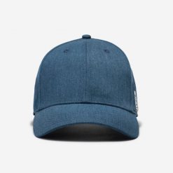 Czapka baseballówka dla dorosłych Kipsta BA550. Niebieskie czapki z daszkiem damskie KIPSTA, bez wzorów. Za 39.99 zł.