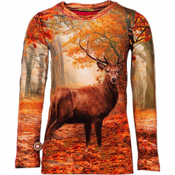 Koszulka "Dear Darlin" ze wzorem. Brązowe koszulki i t-shirty dziewczęce 4FunkyFlavours Kids, z okrągłym kołnierzem, z długim rękawem. W wyprzedaży za 92.95 zł.