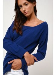 AUTHENTIC CASHMERE Kaszmirowy sweter "Faraut" w kolorze niebieskim rozmiar: S. Niebieskie swetry klasyczne damskie AUTHENTIC CASHMERE, s, z kaszmiru, bez kołnierzyka. Za 354.94 zł.