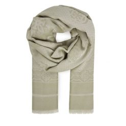 Chusta Guess. Brązowe chusty damskie Guess, z aplikacjami. Za 189.99 zł.