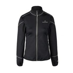 Bluza damska Swiftlayer full zipp 1VTX. Czarne bluzy damskie Bergson, na zimę, bez wzorów, bez kaptura. W wyprzedaży za 199.00 zł.
