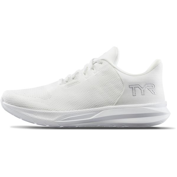 Buty biegowe dla dorosłych TYR Techniknit RNR-1 Lifestyle. Białe obuwie sportowe damskie TYR, bez zapięcia, do biegania. Za 631.40 zł.