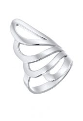 Nenalina Damski Statement Basic Fala Geo ze srebra próby 925 Sterling Silver Pierścionki 1 ct. Szare pierścionki damskie Nenalina, srebrne. Za 213.99 zł.