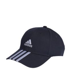 Czapka Baseball 3-Stripes Cotton Twill Baseball. Białe czapki damskie Adidas, bez wzorów. Za 49.00 zł.