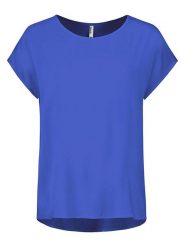Sublevel Bluzka w kolorze niebieskim rozmiar: S. Niebieskie bluzki damskie Sublevel, s, bez wzorów, bez kołnierzyka, bez ramiączek. Za 49.95 zł.