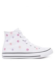 Converse Trampki Chuck Taylor All Star A11781C Biały. Białe trampki damskie Converse, bez wzorów, z materiału, bez zapięcia. Za 234.99 zł.