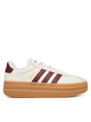 Adidas Sneakersy Vl Court Bold Shoes JQ5642 Beżowy jasny. Brązowe obuwie sportowe damskie Adidas, ze skóry, bez zapięcia. Za 349.99 zł.