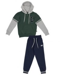 Bluza wytrzymały z kaptur na co dzień na siłownię. Niebieskie bluzy damskie LEONE 1947 APPAREL, bez wzorów, z dresówki, bez kaptura. Za 84.16 zł.