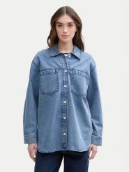 Tom Tailor Denim Kurtka jeansowa 1045967 Niebieski Regular Fit. Niebieskie kurtki damskie TOM TAILOR DENIM, m, bez wzorów, z bawełny, bez kaptura. Za 179.99 zł.