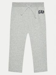 Gap Spodnie dresowe 504720-01 Szary Regular Fit. Szare spodnie dresowe chłopięce GAP, z bawełny. Za 69.99 zł.