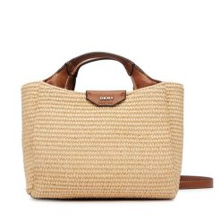 Torebka DKNY. Brązowe torebki klasyczne damskie DKNY, bez dodatków. Za 659.99 zł.