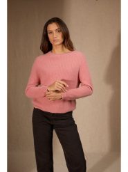 Perfect Cashmere Kaszmirowy sweter "Oceane" w kolorze jasnoróżowym rozmiar: L. Różowe swetry klasyczne damskie Perfect Cashmere, l, z kaszmiru, bez kołnierzyka. Za 478.99 zł.