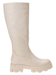 Bellucci Kozaki w kolorze beżowym rozmiar: 36. Brązowe kozaki damskie Bellucci, na zimę, bez obcasa, bez zapięcia. Za 152.99 zł.