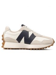 New Balance Sneakersy WS327KB Beżowy. Brązowe obuwie sportowe damskie New Balance, ze skóry, bez zapięcia. Za 479.00 zł.