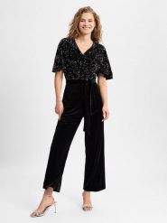 S.Oliver BLACK LABEL Kombinezon Kobiety czarny|srebrny, 34. Czarne kombinezony damskie s.Oliver BLACK LABEL, s, bez wzorów, eleganckie, bez kołnierzyka, bez ramiączek. Za 549.95 zł.