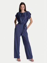 Swing Kombinezon 3AD00400 Niebieski Relaxed Fit. Niebieskie sukienki damskie Swing, bez wzorów, z syntetyku, bez ramiączek. Za 759.99 zł.