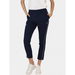 Joggery damskie Nautica Hartley. Niebieskie spodnie materiałowe damskie Nautica, bez wzorów. Za 399.00 zł.