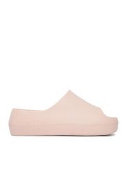 Hunter Klapki CEOWB-S55796 Różowy jasny. Czerwone klapki damskie Hunter, bez wzorów, z syntetyku, bez obcasa, bez zapięcia. Za 99.99 zł.