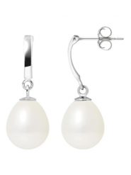 Pearl Addict Złote kolczyki-wkrętki z perłami rozmiar: onesize. Białe kolczyki damskie Pearl Addict, z perłą, złote. Za 761.99 zł.