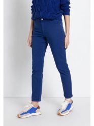 More & More Spodnie w kolorze niebieskim rozmiar: 40. Niebieskie spodnie materiałowe damskie More & More, bez wzorów, z materiału. Za 104.99 zł.