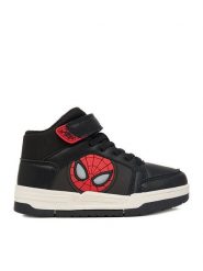 Spiderman Sneakersy CEO-BIC-AW26-331SPRMV Czarny. Czarne buty sportowe chłopięce SPIDERMAN, ze skóry, bez zapięcia. Za 139.99 zł.