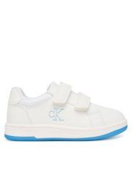 Calvin Klein Sneakersy Low Cut Velcro V1X9-83279-0040 M Biały. Białe buty sportowe chłopięce Calvin Klein, ze skóry, bez zapięcia. Za 379.99 zł.
