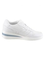 Heine Sneakersy w kolorze białym na koturnie rozmiar: 40. Białe obuwie sportowe damskie Heine, bez zapięcia. Za 105.14 zł.
